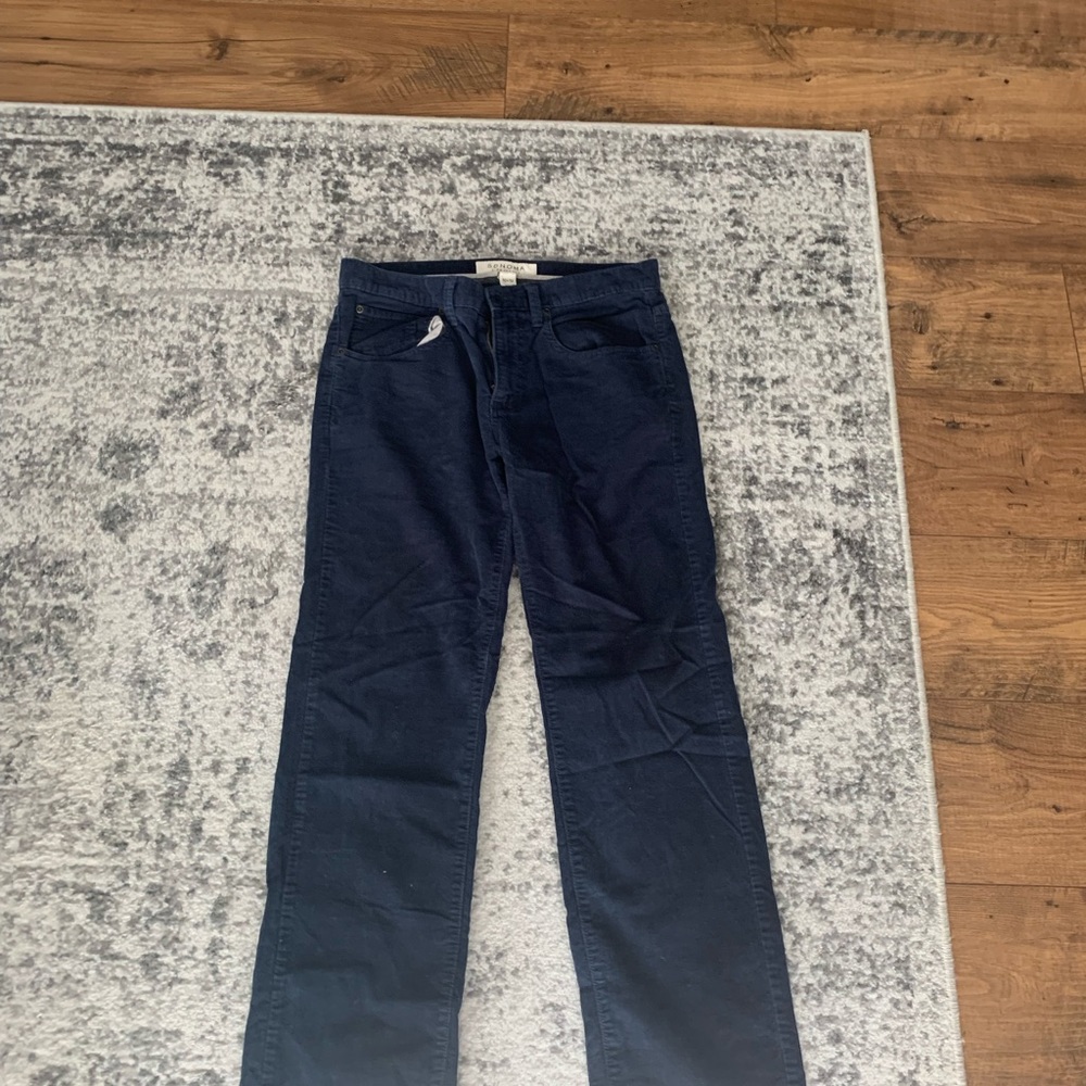 Sonoma navy blue corduroy pants